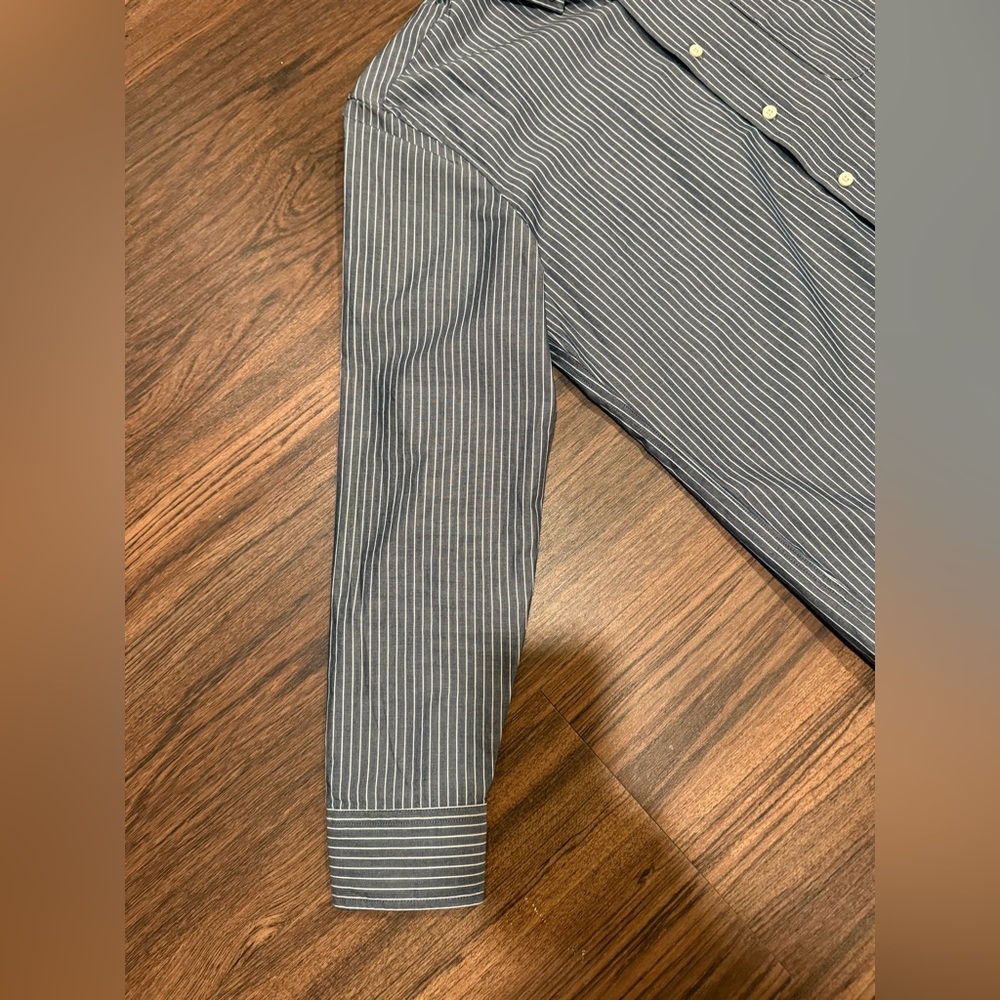 Taylor Stitch The Jack Short in Rinsed Indigo Stripe. Size M. - Picture 2 of 5